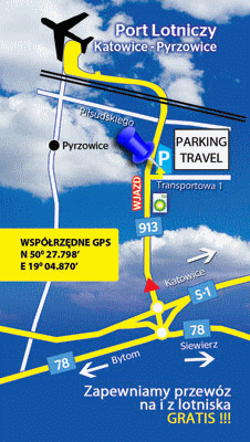 Dojazd do Parking Travel Pyrzowice